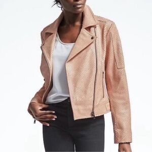 Banana Republic Heritage Collection Women's Genuine Lamb Skin Leather Jacket S